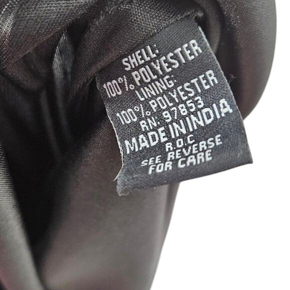 Vintage Y2K Jkara 8 Black Flutter Floral Beaded Slip Dress Prom Fairy Whimsygoth - Picture 2 of 4